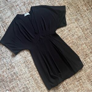 Urban Outfitters Black Ribbed Top